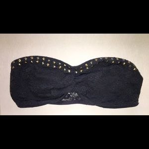 VS Pink studded lace bandeau